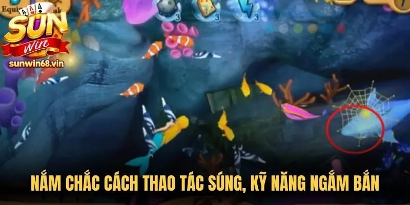 Nắm chắc cách thao tác súng, kỹ năng ngắm bắn vào đúng sinh vật