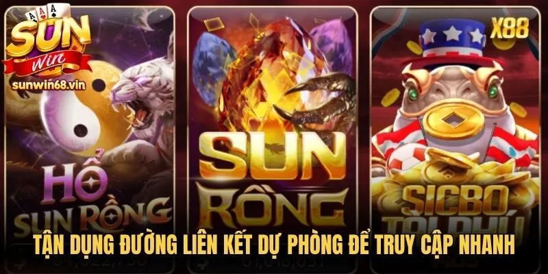 Tận dụng đường liên kết cổng game bài dự phòng để truy cập nhanh