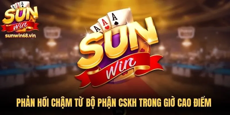 Phản hồi chậm từ bộ phận CSKH trong giờ cao điểm dẫn đến lo lắng