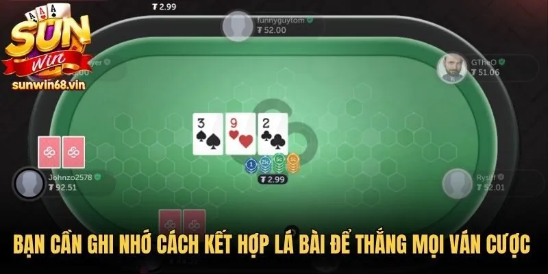Casino Sunwin - Cá Cược Đẳng Cấp Cùng Dealer Thật 2 Sunwin Bạn cần ghi nhớ cách kết hợp lá bài để thắng mọi ván cược live
