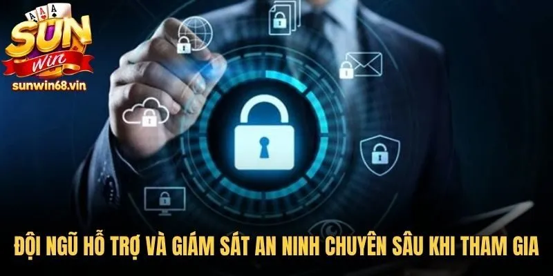 Đội ngũ hỗ trợ và giám sát an ninh chuyên sâu khi tham gia cổng game