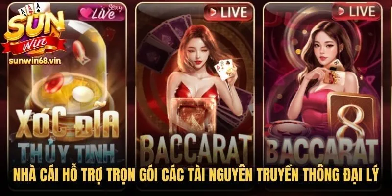 Nhà cái hỗ trợ trọn gói các tài nguyên truyền thông đại lý miễn phí