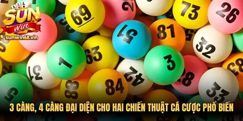 3 càng, 4 càng đại diện cho hai chiến thuật cá cược phổ biến