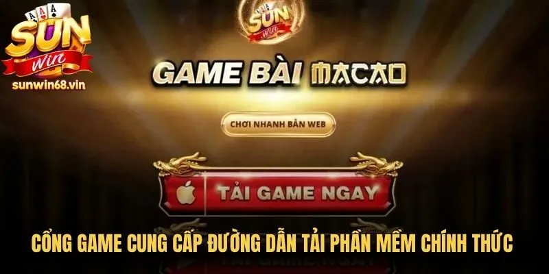 Tải App Sunwin - Hướng Dẫn Cài Cổng Game Miễn Phí 100% 1 Sunwin Cổng game cung cấp đường dẫn tải phần mềm chính thức an toàn