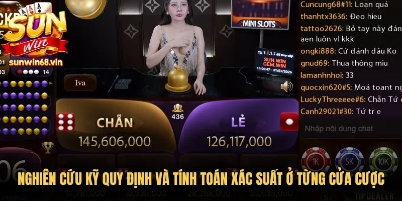 Nghiên cứu kỹ quy định và tính toán xác suất ở từng cửa cược